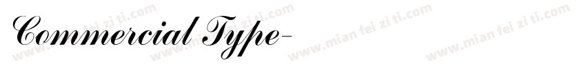 Commercial Type字体转换